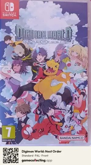 Digimon World: Next Order Nintendo Switch, PAL box front