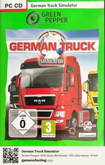 German Truck Simulator Computer, Germany box front