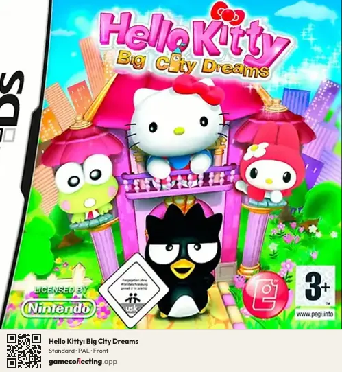 Hello Kitty: Big City Dreams Nintendo DS, PAL box front
