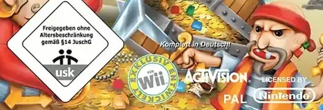 Pirates: Hunt for Blackbeard's Booty, the USK square on its front