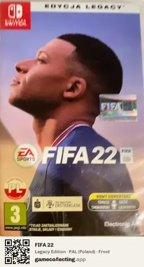 FIFA 22 Nintendo Switch, Poland box front
