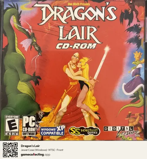 Dragon's Lair Computer, NTSC box front