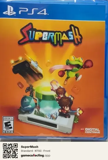 SuperMash PlayStation 4, NTSC box front