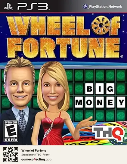 Wheel of Fortune PlayStation 3, NTSC box front