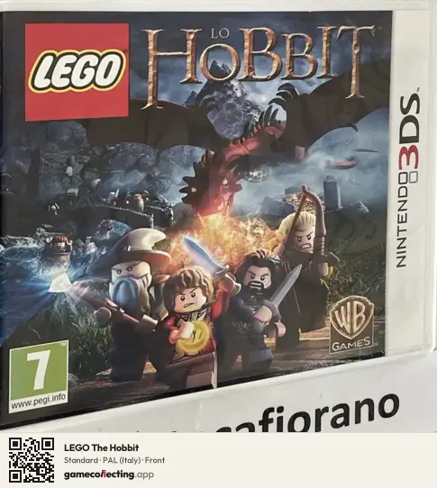 LEGO The Hobbit Nintendo 3DS, Italy box front
