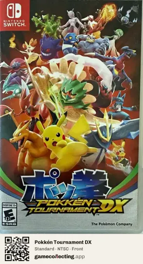 Pokkén Tournament DX Nintendo Switch, NTSC box front