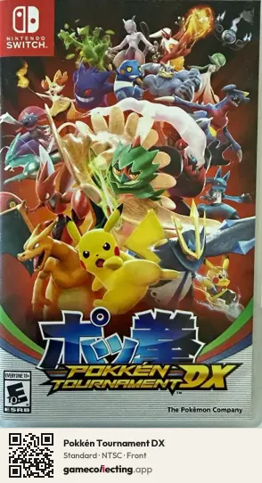 Pokkén Tournament DX Nintendo Switch, NTSC box front