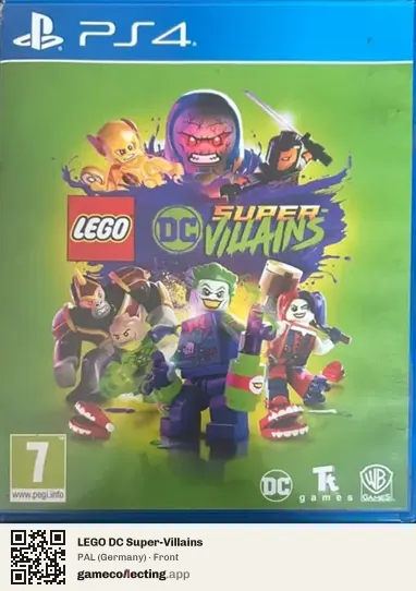 LEGO DC Super-Villains PlayStation 4, Germany box front