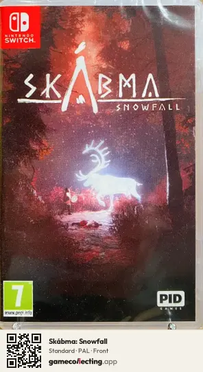 Skábma: Snowfall Nintendo Switch, PAL box front