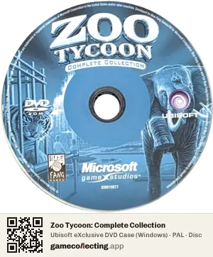 Zoo Tycoon: Complete Collection Computer, PAL disc