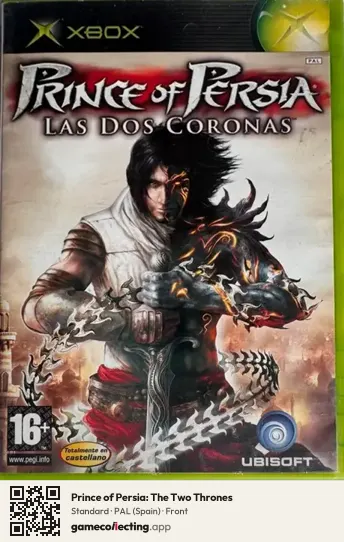 Prince of Persia: The Two Thrones Xbox, Spain box front