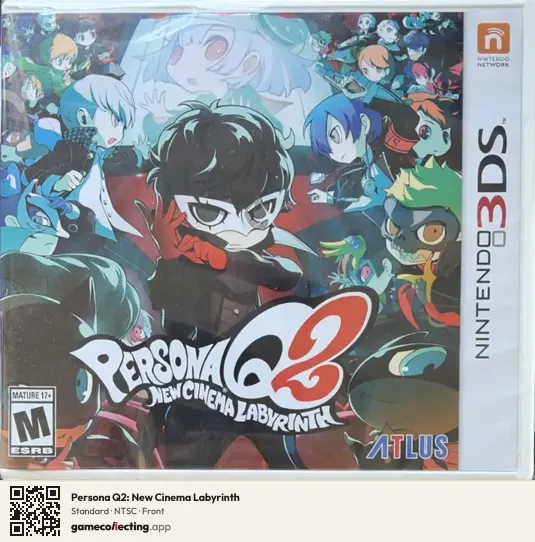 Persona Q2: New Cinema Labyrinth Nintendo 3DS, NTSC box front