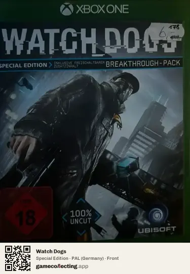 Watch Dogs Xbox One, Germany box front