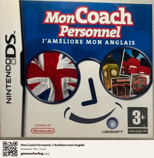 Mon Coach Personnel: J'Améliore mon Anglais Nintendo DS, PAL box front
