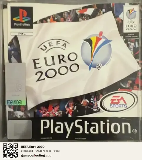 UEFA Euro 2000 PlayStation, France box front