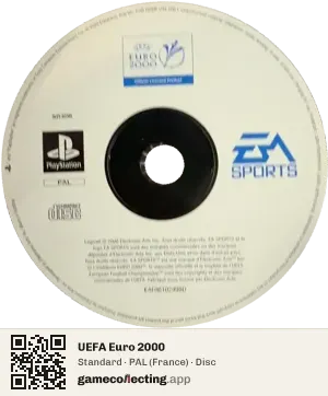 UEFA Euro 2000 PlayStation, PAL disc