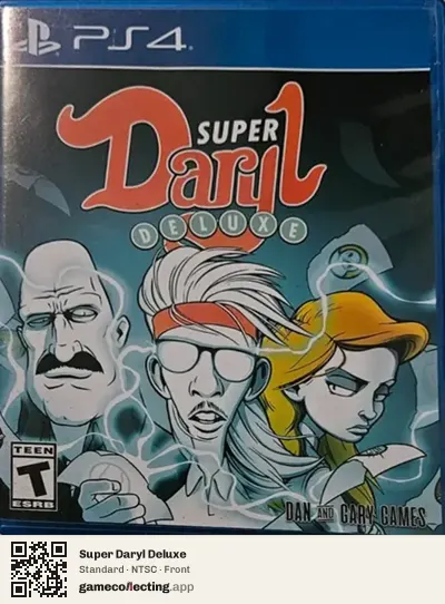 Super Daryl Deluxe PlayStation 4, NTSC box front