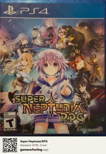 Super Neptunia RPG PlayStation 4, NTSC box front