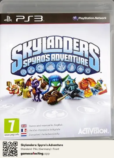 Skylanders: Spyro's Adventure PlayStation 3, Germany box front