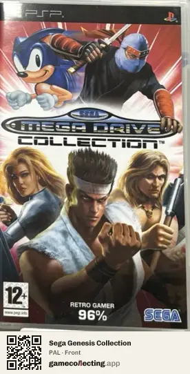 Sega Genesis Collection PlayStation Portable, PAL box front