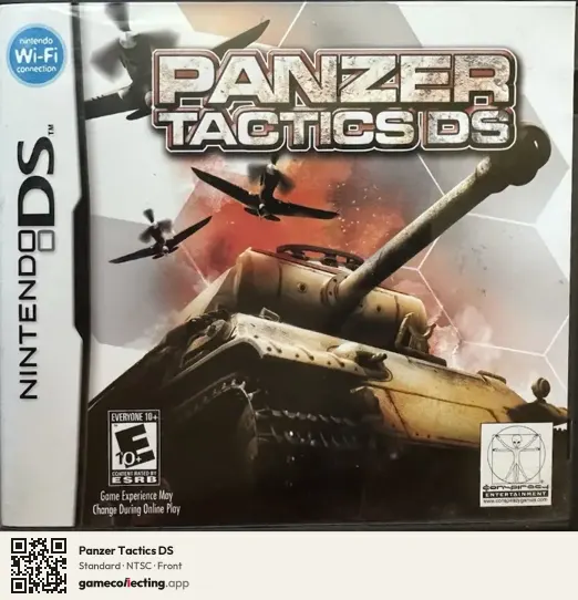 Panzer Tactics DS Nintendo DS, NTSC box front