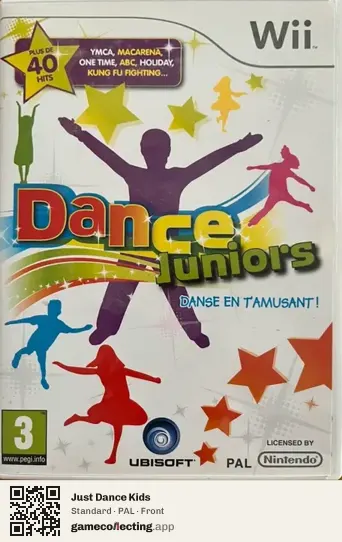 Just Dance Kids Nintendo Wii, PAL box front
