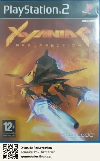 Xyanide Resurrection PlayStation 2, Italy box front