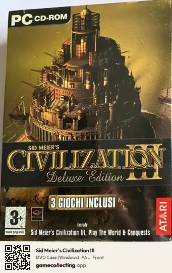 Sid Meier's Civilization III Computer, PAL box front