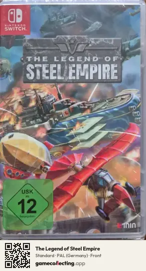 The Legend of Steel Empire Nintendo Switch, Germany box front