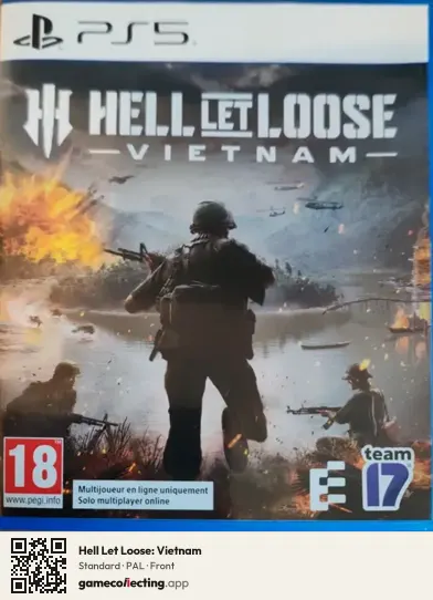 Hell Let Loose: Vietnam PlayStation 5, PAL box front