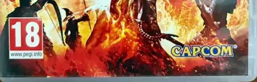 Dragon's Dogma: Dark Arisen, the PEGI square on its front