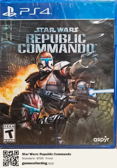 Star Wars: Republic Commando PlayStation 4, NTSC box front