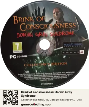 Brink of Consciousness: Dorian Gray Syndrome Computer, PAL disc