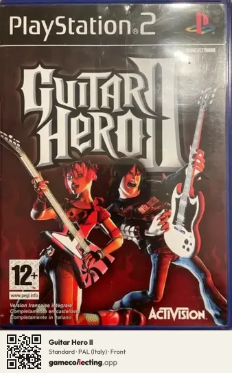 Guitar Hero II PlayStation 2, Italy box front