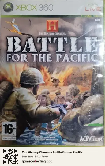 The History Channel: Battle for the Pacific Xbox 360, PAL box front