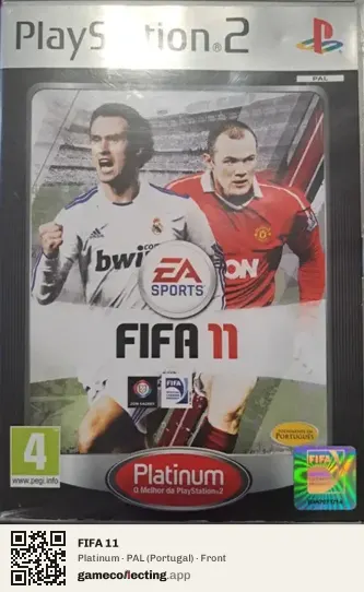 FIFA 11 PlayStation 2, Portugal box front