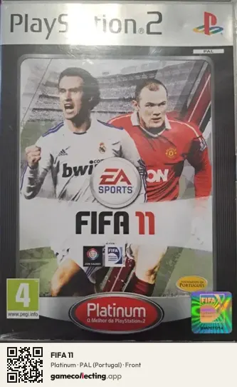 FIFA 11 PlayStation 2, Portugal box front