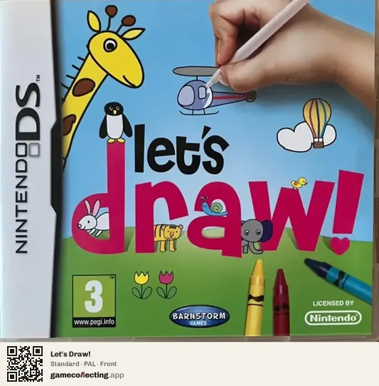 Let's Draw! Nintendo DS, PAL box front