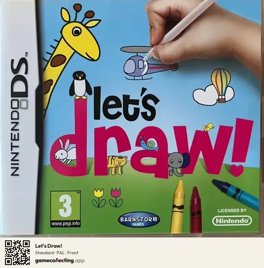 Let's Draw! Nintendo DS, PAL box front