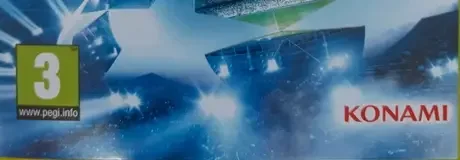 Pro Evolution Soccer 2014, the PEGI square on its front