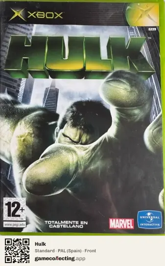 Hulk Xbox, Spain box front