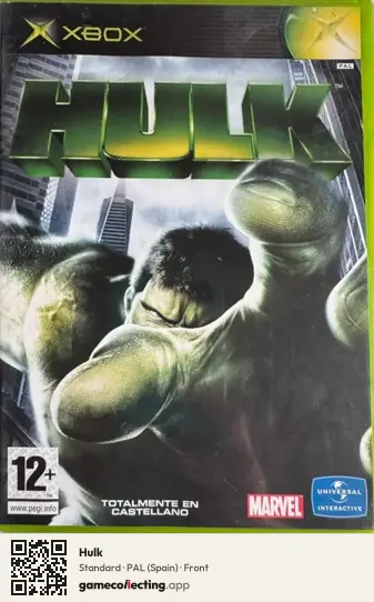 Hulk Xbox, Spain box front
