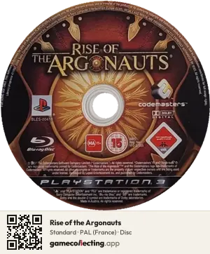 Rise of the Argonauts PlayStation 3, PAL disc