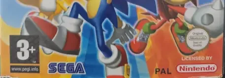 Sonic Heroes, the PEGI square on its front