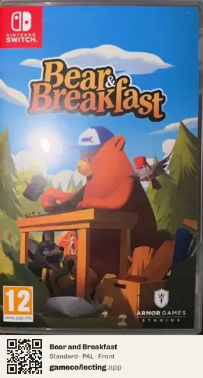Bear and Breakfast Nintendo Switch, PAL box front