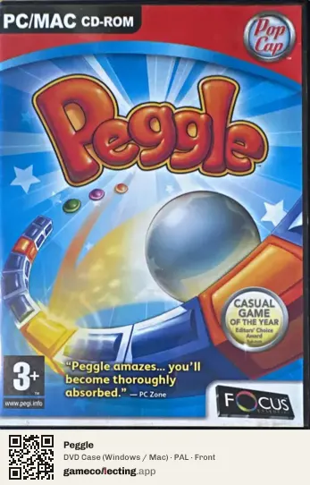 Peggle Computer, PAL box front
