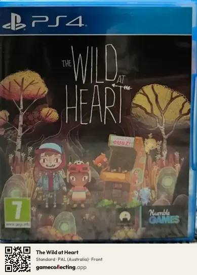 The Wild at Heart PlayStation 4, Australia box front
