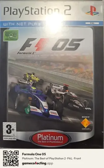 Formula One 05 PlayStation 2, PAL box front