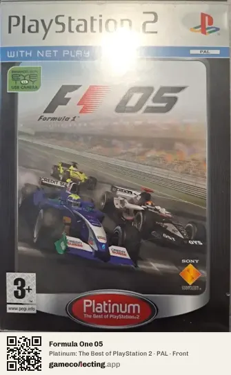 Formula One 05 PlayStation 2, PAL box front