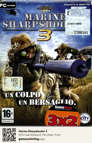 Marine Sharpshooter 3 Computer, Italy box front
